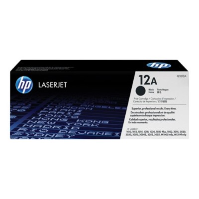 HP Inc. Q2612A 12A Black original LaserJet toner cartridge Q2612A for LaserJet 10XX 30XX M1005 M1319