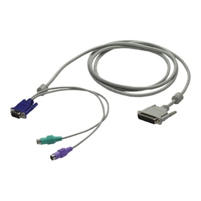 keyboard / video / mouse (KVM) cable - 2 ft