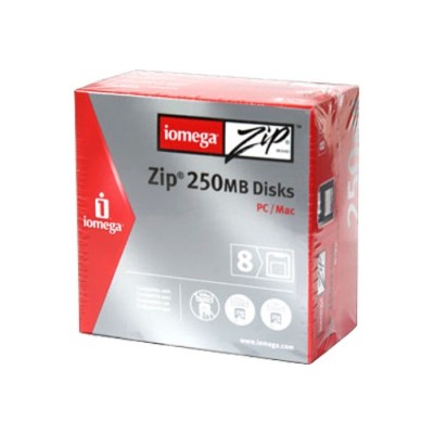 250MB Zip Disk - Pack of 8