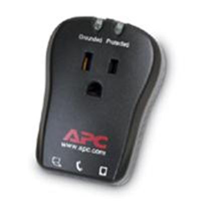 APC P1T SurgeArrest Essential Surge protector AC 120 V output connectors 1 charcoal