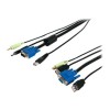The 4-in-1 Console Extension Cable is perfect for extending your console with USB keyboard and mouse up to 10ft away from your computer