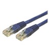 25 Ft Blue Cat 6 Molded Patch Cable