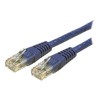 50 Ft Blue Cat 6 Molded Patch Cable