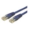 6 Ft Blue Cat 6 Molded Patch Cable