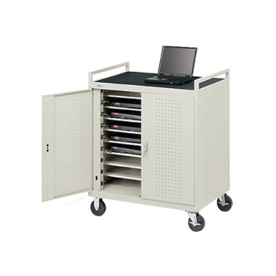 Bretford Manufacturing Lap18erbfr-gm Laptop Storage Cart Lap18erbfr-gm - Notebook Storage Cart - Gray