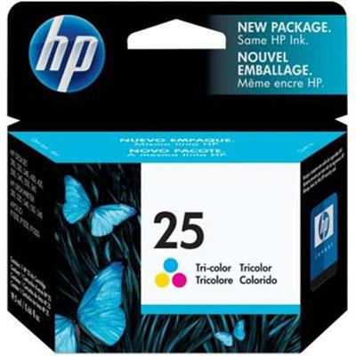 25 Tri-color Inkjet Print Cartridge by HP