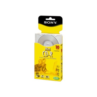CD-R (8cm) x 10 - 200 MB - storage media