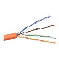 1000FT CAT5E STRANDED BULK CABLE ORANGE