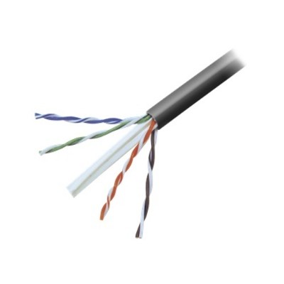 Belkin A7L704 1000 BLK FastCAT Bulk cable 1000 ft UTP CAT 6 solid black B2B