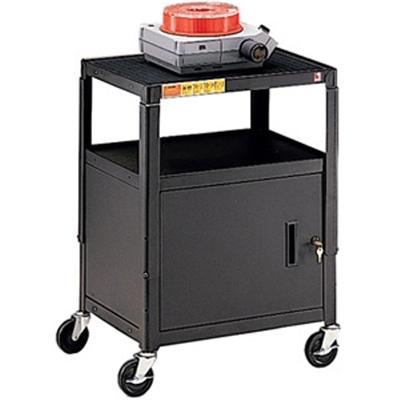 Bretford Manufacturing Ca2642e Adjustable Cabinet Cart Ca2642e - Cart For Tv  Overhead Projector  Vcr - Steel - Black - Screen Size: 13 - 20