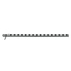 Four-foot power strip with AC surge suppression offers a convenient method of horizontal or vertical power distribution in equipment racks  computer rooms  workbenches  raceways and more.