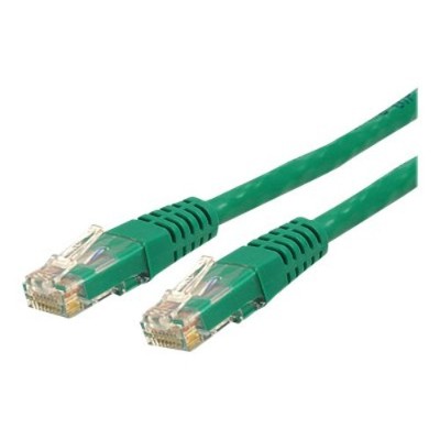 StarTech.com C6PATCH20GN 20ft Cat6 Patch Cable with Molded RJ45 Connectors Green Cat6 Ethernet Patch Cable 20ft UTP Cat 6 Patch Cord