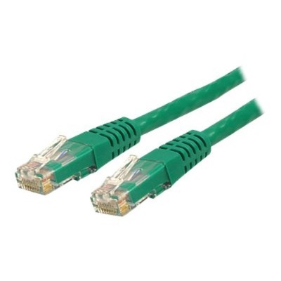 StarTech.com C6PATCH6GN 6ft Cat6 Patch Cable with Molded RJ45 Connectors Green Cat6 Ethernet Patch Cable 6ft UTP Cat 6 Patch Cord
