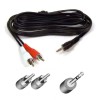 Pro Series Y with 1 3.5mm connector and 2 RCA connectors