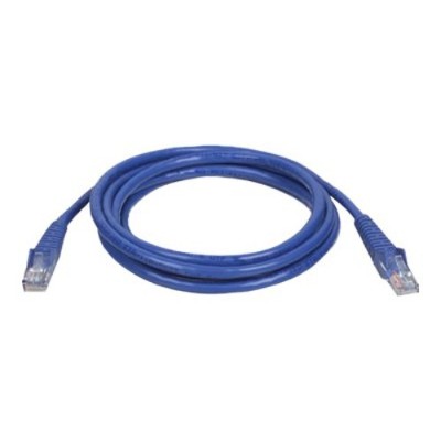 TrippLite N001 005 BL 5ft Cat5e Cat5 Snagless Molded Patch Cable RJ45 M M Blue 5 Patch cable RJ 45 M to RJ 45 M 5 ft UTP CAT 5e molded snagl