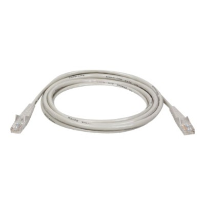 TrippLite N001 005 GY Cat5e 350MHz Snagless Molded Patch Cable RJ45 M M Gray 5 ft.