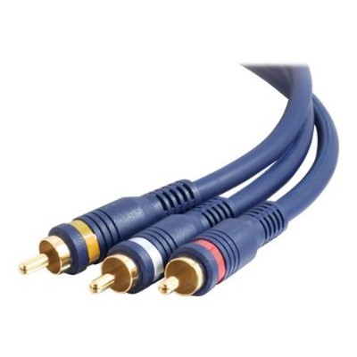 Cables To Go 29111 Velocity 100ft Velocity RCA Audio Video Cable Video audio cable RCA M to RCA M 100 ft FTP blue