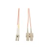 6ft. Duplex Multimode 62.5/125 Fiber Patch Cable LC/SC