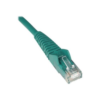 TrippLite N201 003 GN 3ft Cat6 Gigabit Snagless Molded Patch Cable RJ45 M M Green 3 Patch cable RJ 45 M to RJ 45 M 3 ft UTP CAT 6 molded snagl