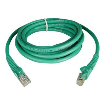 TrippLite N201 005 GN 5ft Cat6 Gigabit Snagless Molded Patch Cable RJ45 M M Green 5 Patch cable RJ 45 M to RJ 45 M 5 ft UTP CAT 6 molded snagl