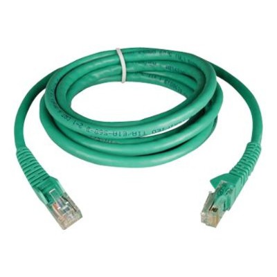 TrippLite N201 010 GN 10ft Cat6 Gigabit Snagless Molded Patch Cable RJ45 M M Green 10 Patch cable RJ 45 M to RJ 45 M 10 ft UTP CAT 6 molded sn