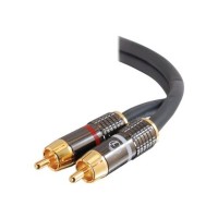 25FT CABLE SHIELD RCA-DUAL RCA AUDIO