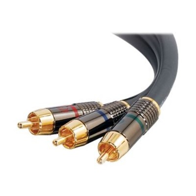 Cables To Go 29720 SonicWave 25ft SonicWave RCA Component Video Cable Video cable component video RCA M to RCA M 25 ft charcoal