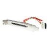 1 ft Serial ATA Data+Power Internal to External Slot Plate
