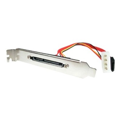 1 ft Serial ATA Data+Power Internal to External Slot Plate