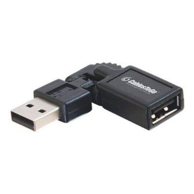 C2G FlexUSB - USB adapter - 4 pin USB Type A (M) - 4 pin USB Type A (F) ( USB / Hi-Speed USB ) - black