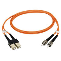 Black Box EFN110 001M SCLC Patch cable SC multi mode M to LC multi mode M 3.3 ft fiber optic 62.5 125 micron