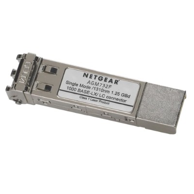 NetGear AGM732F ProSafe GBIC Module 1000BASE-LX Fiber SFP NetGear AGM732F ProSafe GBIC Module 1000BASE-LX Fiber SFP