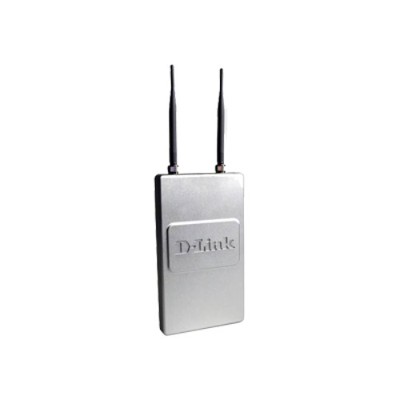 Outdoor Wireless Access Point Bridge 802.11g 54Mbps with Power Over Ethernet by D-Link