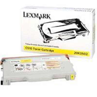 Lexmark 20K0502 Yellow original toner cartridge for C510 510dn 510dtn 510n 510tn