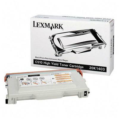 Lexmark 20K1403 Black original toner cartridge for C510 510dn 510dtn 510n 510tn