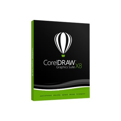 Corel CDGSX8EFDP DRAW Graphics Suite X8 Box pack 1 user DVD Win English French