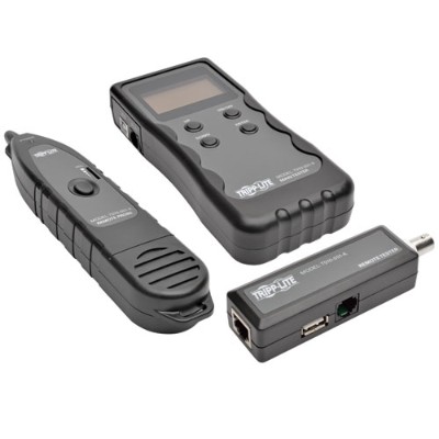 TrippLite T010-001-K Cable Tester Wire Tracker Lngth Fault Location RJ45 RJ11 BNC USB - Network tester kit TrippLite T010-001-K Cable Tester Wire Tracker Lngth Fault Location RJ45 RJ11 BNC USB - Network tester kit