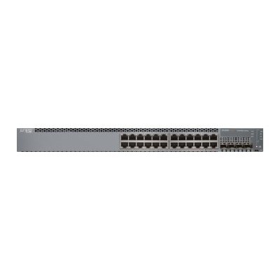 Juniper Networks EX2300 24P EX Series EX2300 24P Switch L3 managed 24 x 10 100 1000 PoE 4 x Gigabit SFP 10 Gigabit SFP desktop rack mountable