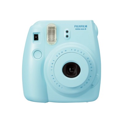 Fujifilm 16273439 BNDL Instax Mini 8 Instant camera lens 60 mm blue