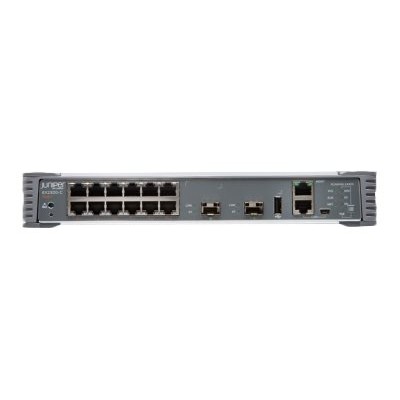 Juniper Networks EX2300 C 12P EX Series EX2300 C 12P Switch L3 managed 12 x 10 100 1000 PoE 2 x Gigabit SFP 10 Gigabit SFP rack mountable Po