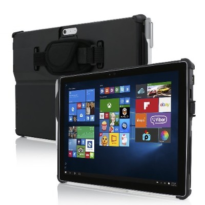 Incipio PW-220-BLK Security Case Integrated Smart Card Reader Case for Microsoft Surface Pro 4 - Black Incipio PW-220-BLK Security Case Integrated Smart Card Reader Case for Microsoft Surface Pro 4 - Black