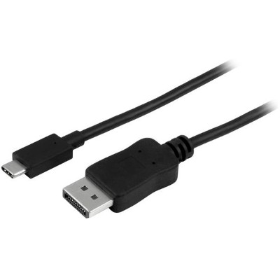 StarTech.com CDP2DPMM1MB USB C to DisplayPort Adapter Cable USB Type C to DP Converter for MacBook ChromeBook Pixel 1m USB C 4K 60Hz