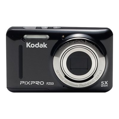 Kodak FZ53-BK PIXPRO Friendly Zoom FZ53 - Digital camera - compact - 16.15 MP - 720p / 30 fps - 5x optical zoom - black