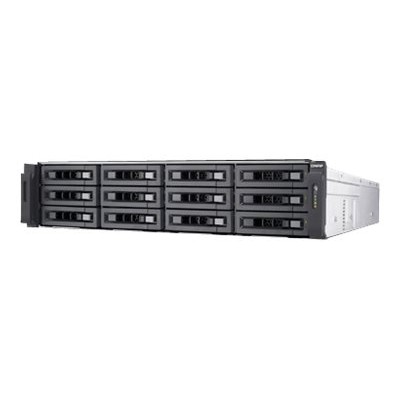 QNAP TSEC1280UE34GER2US TS EC1280U R2 NAS server 12 bays rack mountable SATA 6Gb s RAID 0 1 5 6 10 JBOD 5 hot spare 6 hot spare 10 hot spare