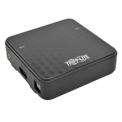 TrippLite B004-DP2UA2-K 2-Port DisplayPort 1.2 KVM Switch USB Sharing 4K x2K 3840 x 2160 TrippLite B004-DP2UA2-K 2-Port DisplayPort 1.2 KVM Switch USB Sharing 4K x2K 3840 x 2160