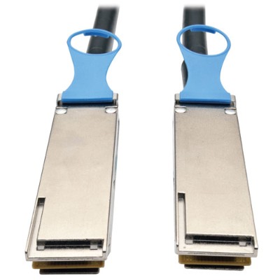 TrippLite N282 03M 28 BK 3M QSFP28 to QSFP28 100Gbe Passive DAC Copper InfiniBand Cable