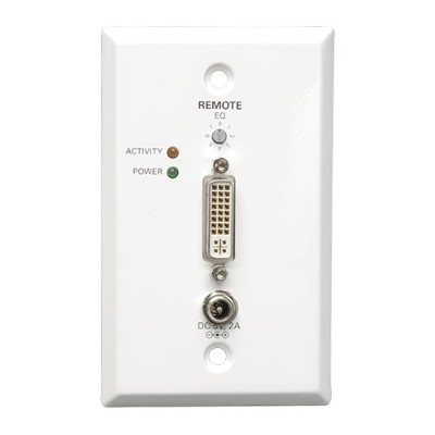 TrippLite B140-1A0-WP-1 DVI Over Cat5/6 Extender Video Wallplate Receiver 1920x1080 60Hz TrippLite B140-1A0-WP-1 DVI Over Cat5/6 Extender Video Wallplate Receiver 1920x1080 60Hz