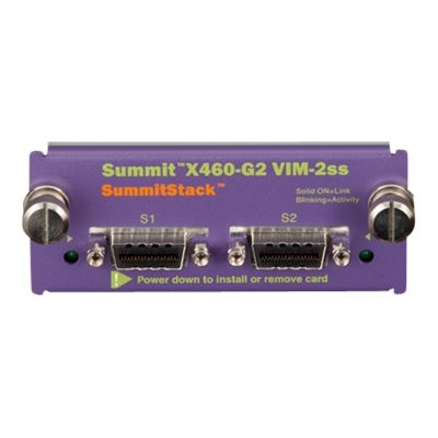 Extreme Network 16713 Summit X460 G2 Series VIM 2ss Network stacking module stacking for Summit X460 G2 Series