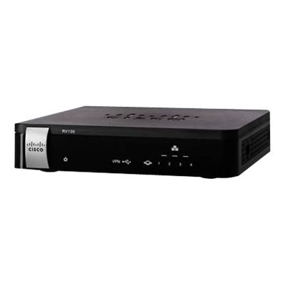 Cisco RV130-WB-K9-NA Small Business RV130 - Router - 4-port switch - GigE - wall-mountable Cisco RV130-WB-K9-NA Small Business RV130 - Router - 4-port switch - GigE - wall-mountable