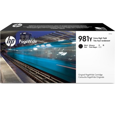 HP Inc. L0R16A 981Y Extra High Yield Black Original PageWide Cartridge HP Inc. L0R16A 981Y Extra High Yield Black Original PageWide Cartridge